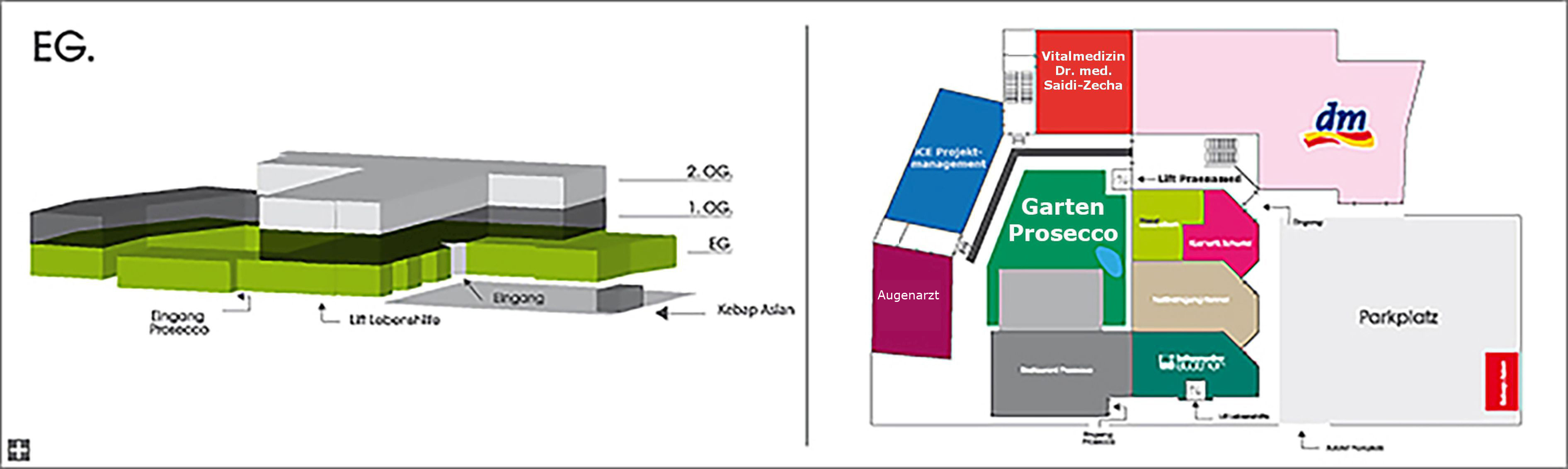 Lageplan Erdgeschoss